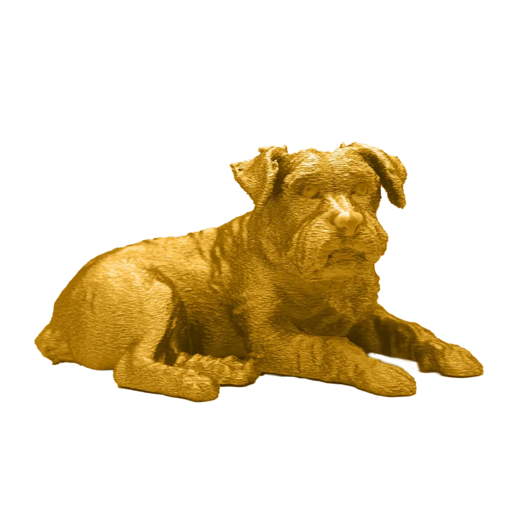 Beeldje - Zijdeglans (Klein, Goud)